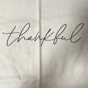 PCB Home 100% Cotton Thankful throw blanket NEW